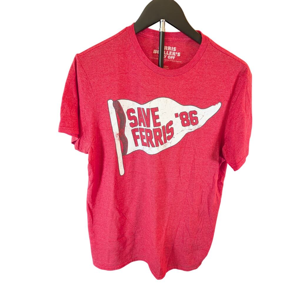 Ferris Bueller's Day Off Save Ferris '86 Graphic T-Shirt Red Men's Small